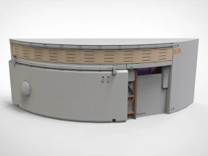 Sci-fi Architecture kitbash 38 3D Model