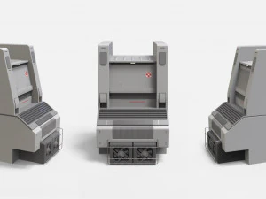 Sci-fi Architecture kitbash 38 3D Model