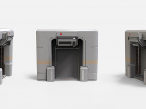 Sci-fi Architecture kitbash 38 3D मॉडल