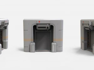 Sci-fi Architecture kitbash 38 3D Model