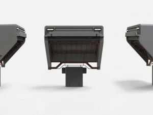 Sci-fi Architecture kitbash 38 3D Model