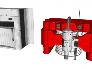 Sci-fi Architecture kitbash 38 3D Model
