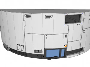 Sci-fi Architecture kitbash 38 3D Model