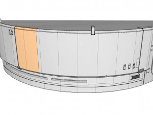 Sci-fi Architecture kitbash 38 3D Model