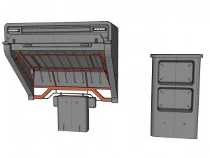Sci-fi Architecture kitbash 38 3D Model
