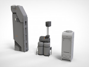 Sci-fi Architecture kitbash 39 3D-Modell