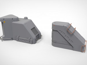 Sci-fi Architecture kitbash 39 3D-Modell