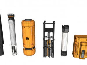 Kitbash di architettura fantascientifica 39 Modello 3D