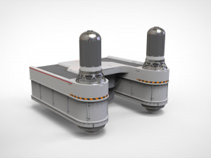 Sci-fi Architecture kitbash 40 Modèle 3D