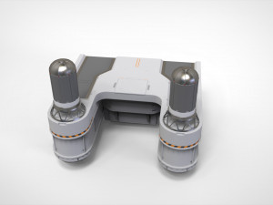 Sci-fi Architecture kitbash 40 Modèle 3D