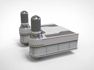 Sci-fi Architecture kitbash 40 3D Model