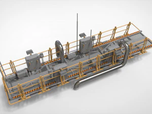 Sci-fi Architecture kitbash 40 3D Model