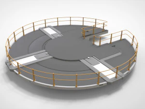 Sci-fi Architecture kitbash 40 3D Model