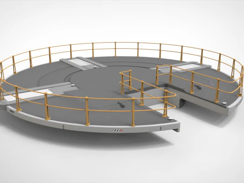Sci-fi Architecture kitbash 40 3D Model