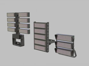 विज्ञान फाई प्रकाश व्यवस्था 8 3D मॉडल