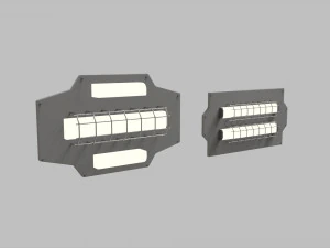 विज्ञान फाई प्रकाश व्यवस्था 8 3D मॉडल