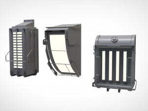 Sci fi lighting 8 3D 모델