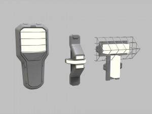 Sci fi lighting 8 3D 모델