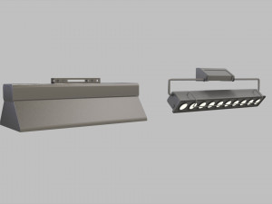 Sci fi lighting 8 3D 모델