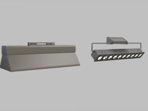 विज्ञान फाई प्रकाश व्यवस्था 8 3D मॉडल