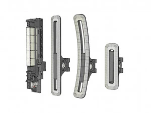 विज्ञान फाई प्रकाश व्यवस्था 8 3D मॉडल