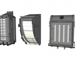 Sci fi lighting 8 3D 모델