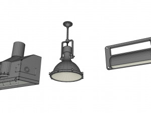 Sci fi lighting 8 3D 모델