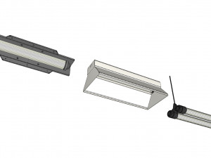 Sci fi lighting 8 3D 모델