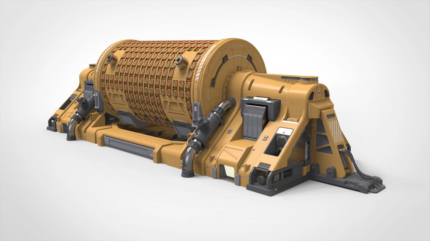 Fantascienza Piccolo reattore modulare Modello 3D .c4d .max .obj .3ds .fbx .stl .blend 