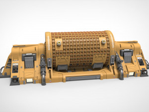 Sci fi Small modular reactor 3D मॉडल