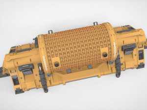 Sci fi Small modular reactor 3D मॉडल