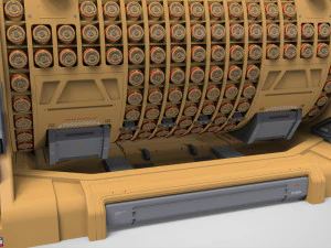 Fantascienza Piccolo reattore modulare Modello 3D