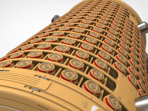 Fantascienza Piccolo reattore modulare Modello 3D