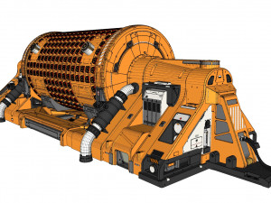 Sci fi Small modular reactor 3D मॉडल