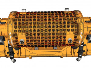 Sci fi Small modular reactor 3D मॉडल
