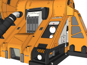 Sci fi Small modular reactor 3D मॉडल