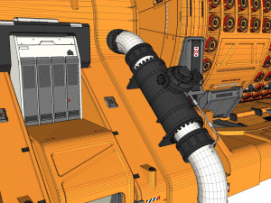 Sci fi Small modular reactor 3D मॉडल