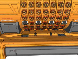 Fantascienza Piccolo reattore modulare Modello 3D