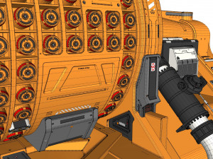 Sci fi Small modular reactor 3D मॉडल