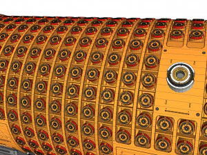 Fantascienza Piccolo reattore modulare Modello 3D