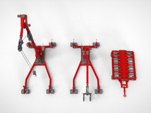 Sci fi lifting and loading equipment 3D Model