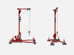 Sci fi lifting and loading equipment 3D Model