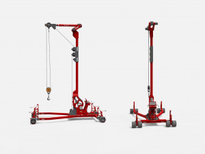 Sci fi lifting and loading equipment 3D Model