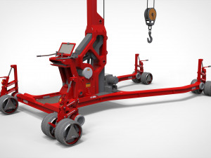 Sci fi lifting and loading equipment 3D Model