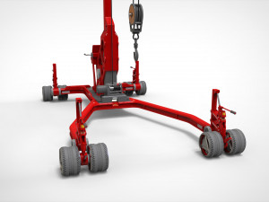 Sci fi lifting and loading equipment 3D Model