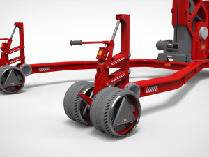 Sci fi lifting and loading equipment 3D Model