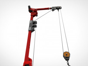 Sci fi lifting and loading equipment 3D Model