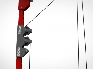 Sci fi lifting and loading equipment 3D Model