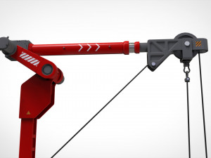 Sci fi lifting and loading equipment 3D Model