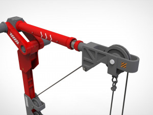 Sci fi lifting and loading equipment 3D Model
